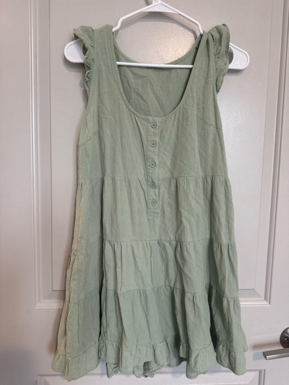 Altar’d State Light Sage Green Romper